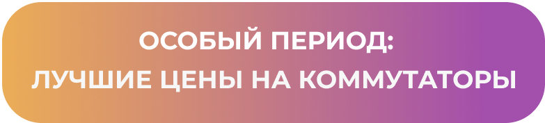 Особый период: лучшие цены на коммутаторы